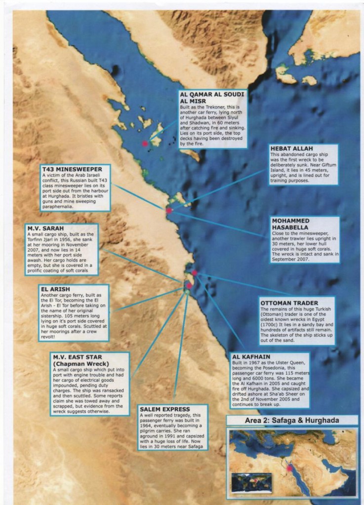 SAFAGA & HURGHADA WRECKS FEATURED IN OUR SAFARIS